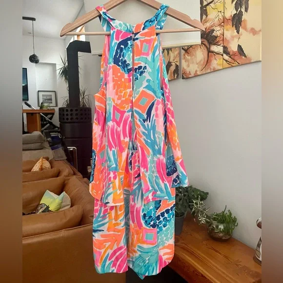 Lilly Pulitzer Pineapple Print Edona Romper - Picture 5 of 7